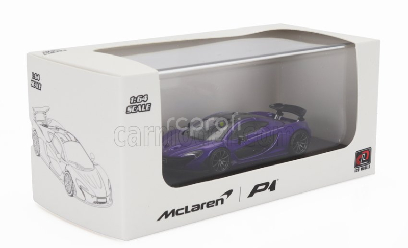 Lcd-model Mclaren P1 2013 1:64 Purple