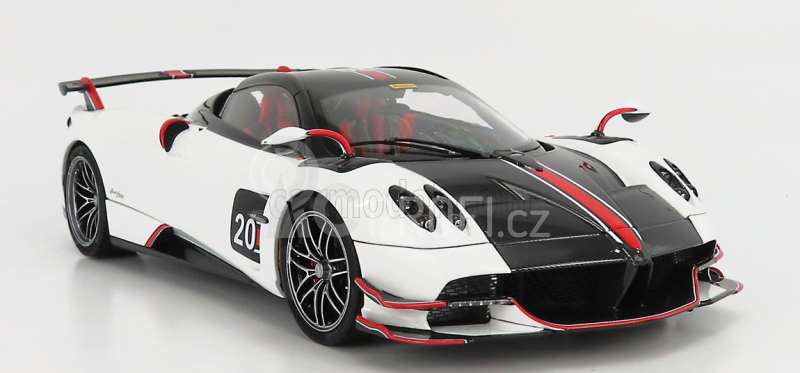 Lcd-model Pagani Huayra Bc Roadster N 20 2017 1:18 Bílá Černá