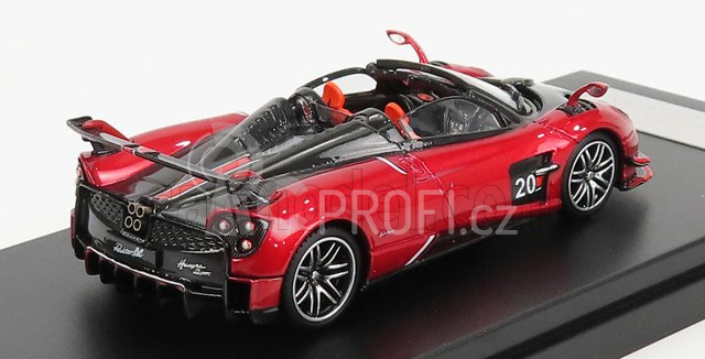 Lcd-model Pagani Huayra Bc Roadster N 20 2017 1:64 Červená Černá