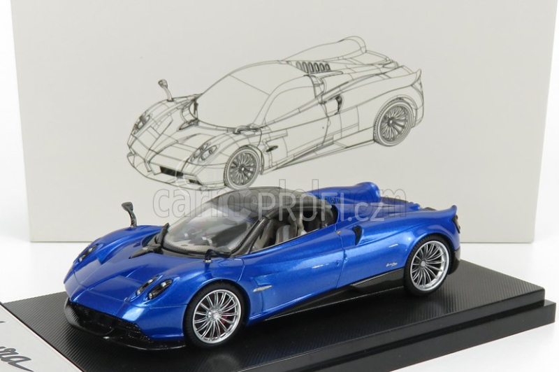 Lcd-model Pagani Huayra Roadster 2018 1:43 Blue Met
