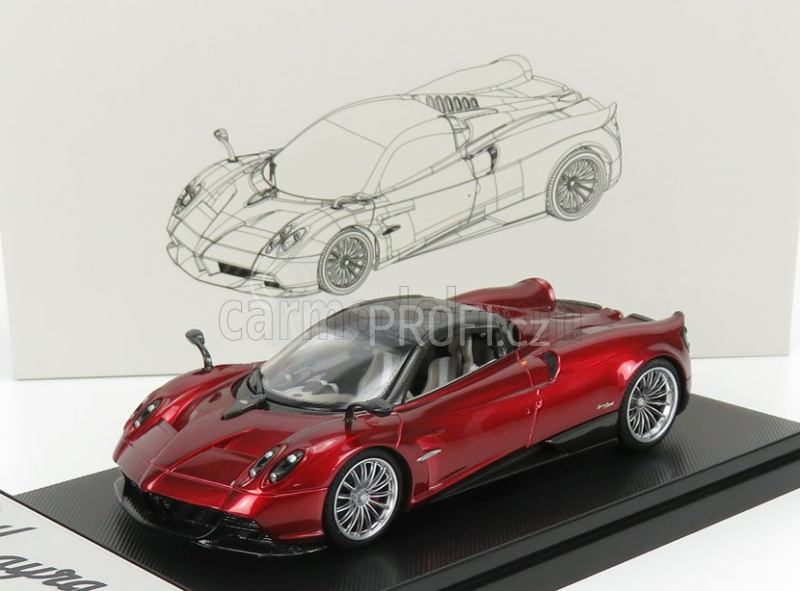 Lcd-model Pagani Huayra Roadster 2018 1:43 Red Met