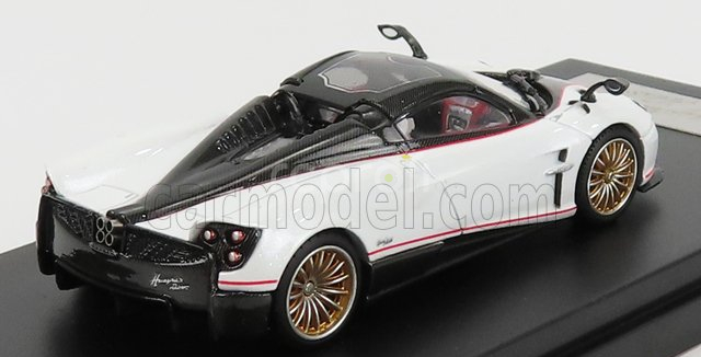 Lcd-model Pagani Huayra Roadster 2018 1:64 Bílá Perla