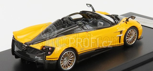 Lcd-model Pagani Huayra Roadster 2018 1:64 Žlutá Černá