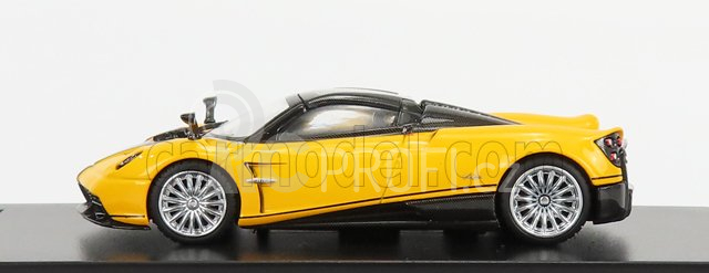 Lcd-model Pagani Huayra Roadster 2018 1:64 Žlutá Černá
