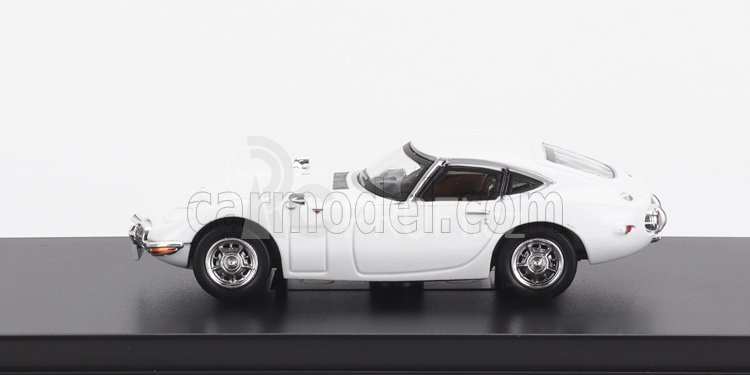 Lcd-model Toyota 2000gt Coupe 1967 1:64 Bílá