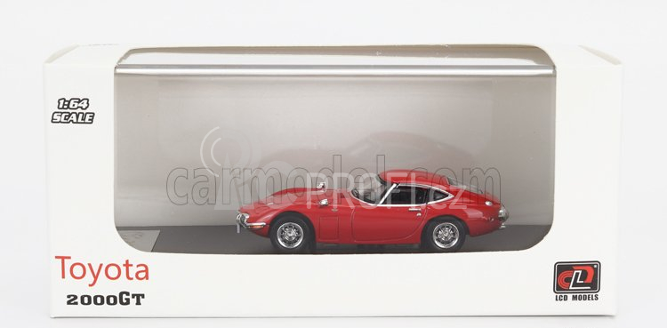 Lcd-model Toyota 2000gt Coupe 1967 1:64 Red