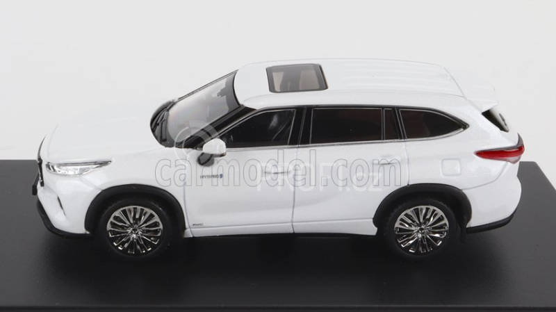 Lcd-model Toyota Highlander 2022 1:64 Bílá