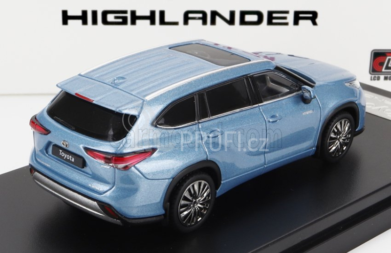 Lcd-model Toyota Highlander 2022 1:64 Moondust Blue
