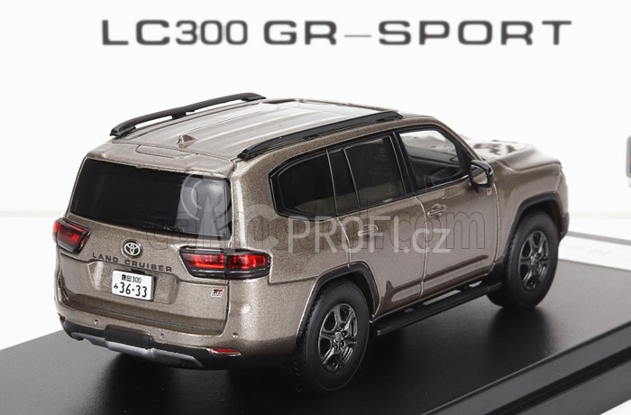 Lcd-model Toyota Land Cruiser Lc300-gr Sport 2022 1:64 Gold