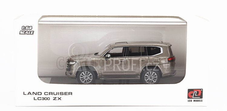 Lcd-model Toyota Land Cruiser Lc300-zx 2022 1:64 Gold