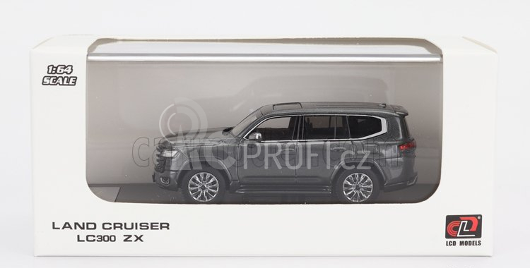Lcd-model Toyota Land Cruiser Lc300-zx 2022 1:64 Grey