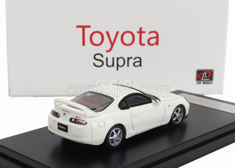 Lcd-model Toyota Supra Mkiv (a80) Coupe 1993 - Engine Details 1:64 Bílá
