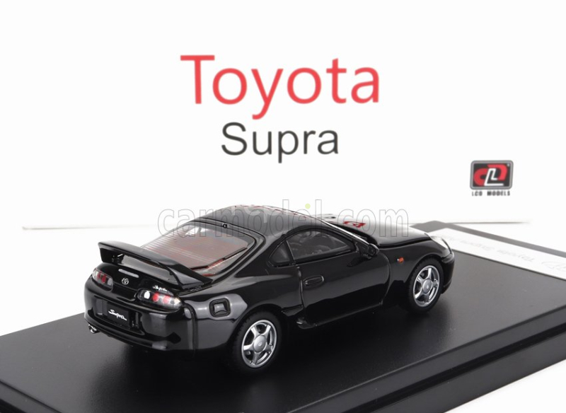 Lcd-model Toyota Supra Mkiv (a80) Coupe 1993 - Engine Details 1:64 Black