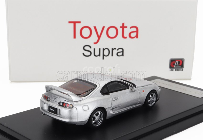 Lcd-model Toyota Supra Mkiv (a80) Coupe 1993 - Engine Details 1:64 Silver