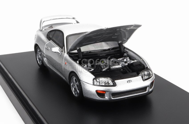 Lcd-model Toyota Supra Mkiv (a80) Coupe 1993 - Engine Details 1:64 Silver