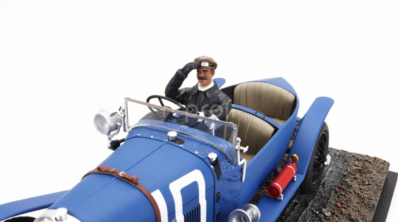 Le mans miniatures Chenard & walcker Type U3 15cv Sport 3.0l S4 Team Chenard-walcker Sa N 10 2nd 24h Le Mans 1923 Raoul Bachmann  - Christian Dauvergne 1:18 Světle Modrá