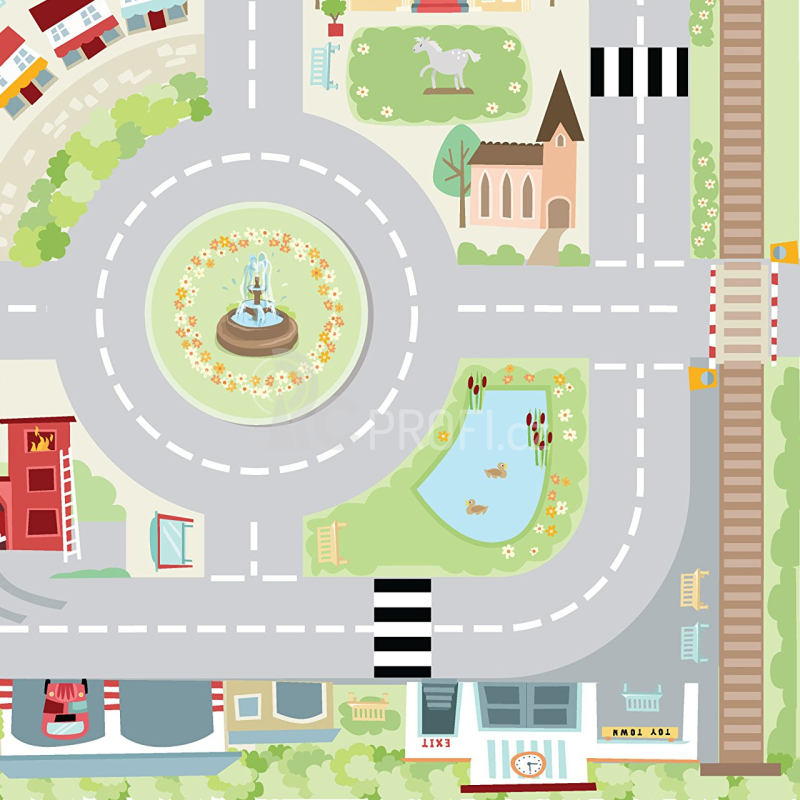 Le Toy Van Hrací koberec PLAYMAT Moje první město 80x120 cm