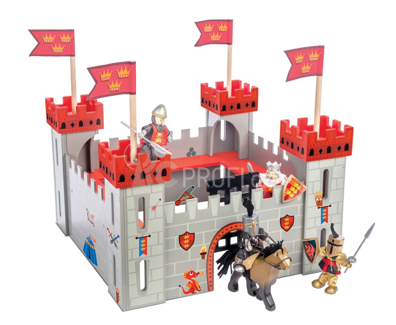 Le Toy Van Můj první hrad červený