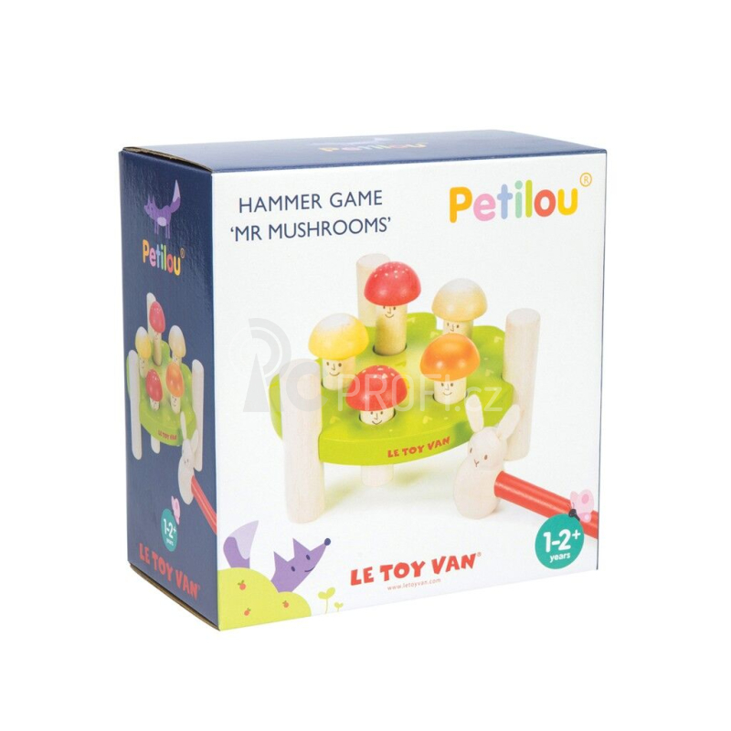 Le Toy Van Petilou Zatloukačka veselé muchomůrky - poškozený obal