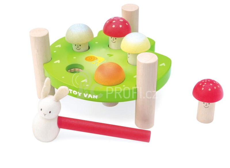 Le Toy Van Petilou Zatloukačka veselé muchomůrky - poškozený obal