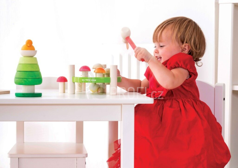Le Toy Van Petilou Zatloukačka veselé muchomůrky - poškozený obal