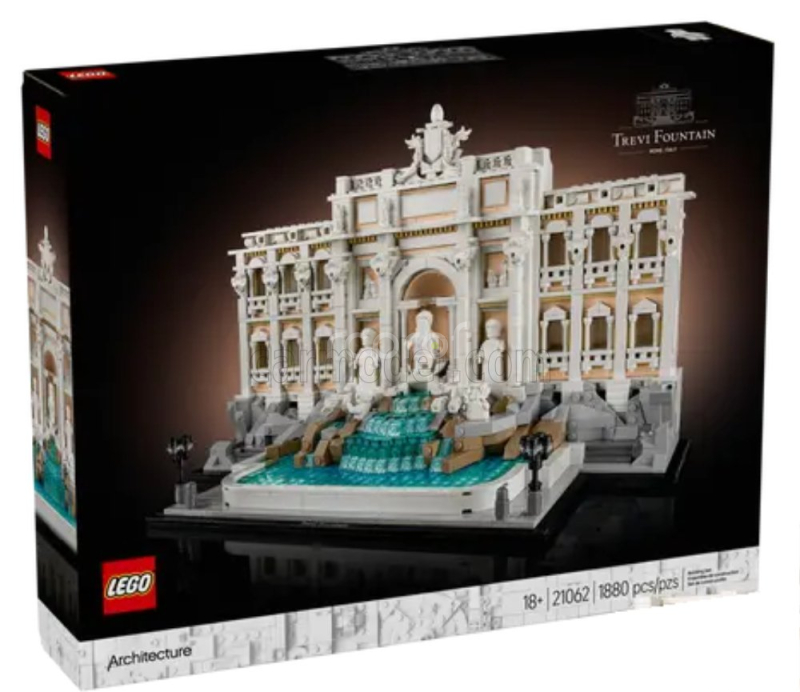 Lego Accessories Lego Architecture - Fontana Di Trevi - Trevi Fountain - 1880 Pezzi - 1880 Pcs Různé