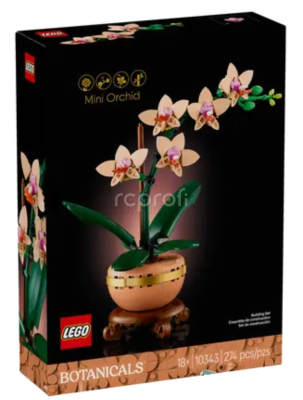 Lego Accessories Lego Botanicals - Mini Orchid - 274 Pezzi - 274 Pcs Zelená