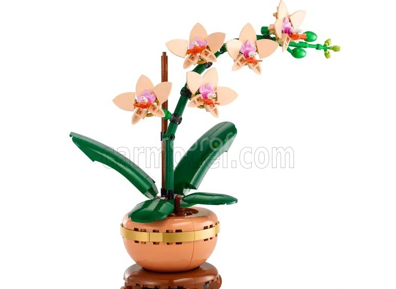 Lego Accessories Lego Botanicals - Mini Orchid - 274 Pezzi - 274 Pcs Zelená