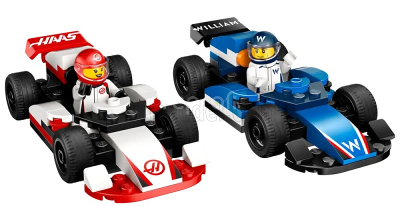 Lego Accessories Lego City - F1  Hass + Williams - 92 Pezzi - 92 Pcs Různé