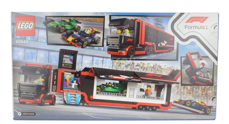 Lego Accessories Lego City - F1  Truck Car Transporter Red Bull Rb20 + Aston Martin Amr24 Cars 2024 - 1086 Pezzi - 1086 Pcs Různé