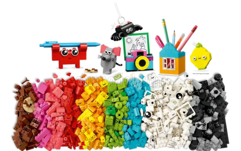 Lego Accessories Lego Classic - Creative Happy Box - 680 Pezzi - 680 Pcs Různé