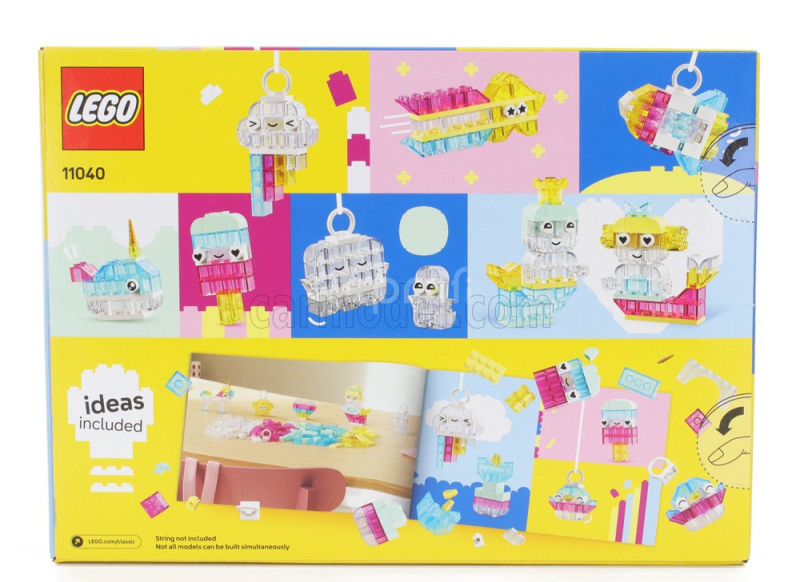 Lego Accessories Lego Classic - Magical Transparent Box - 340 Pezzi - 340 Pcs Různé