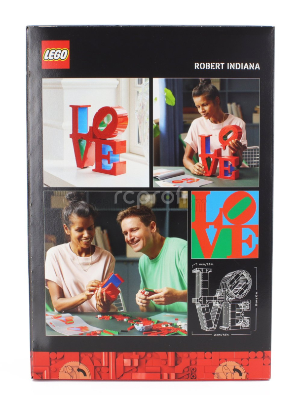 Lego Accessories Lego - Love - 791 Pezzi - 791 Pcs Red
