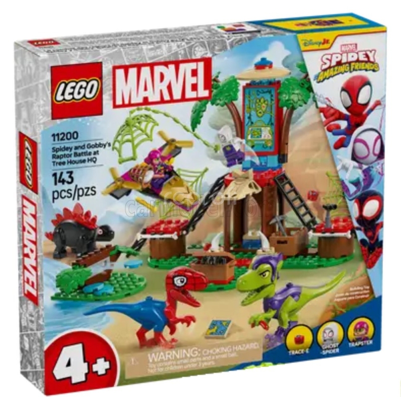 Lego Accessories Lego Marvel - Spidey And Gobby's Raptor Battle At Tree House - 143 Pezzi - 143 Pcs Různé