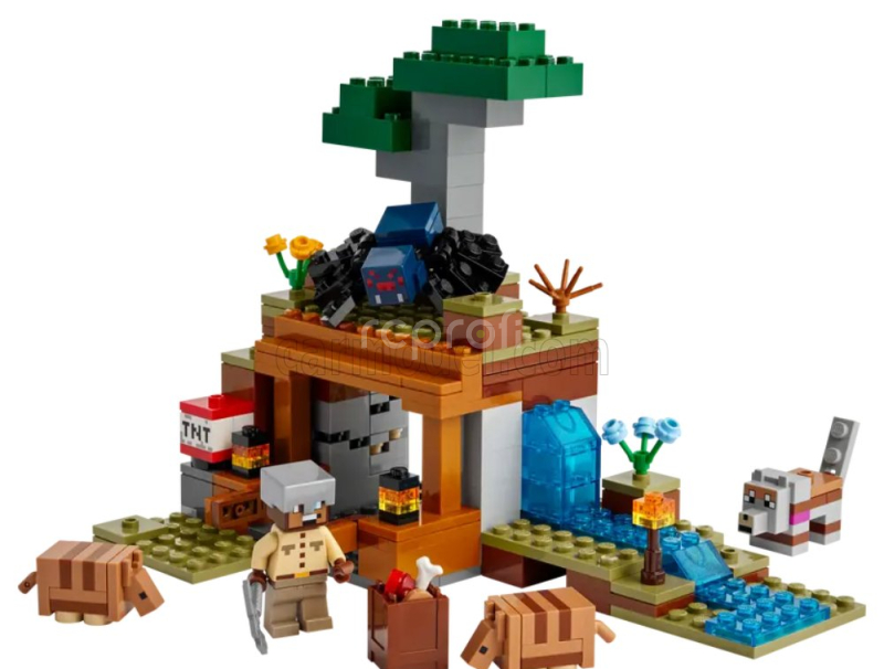 Lego Accessories Lego Minecraft - The Armadillo Mine Expedition - 247 Pezzi - 247 Pcs Různé