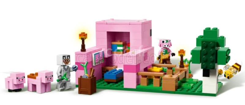 Lego Accessories Lego Minecraft - The Baby Pig House - 238 Pezzi - 238 Pcs Různé