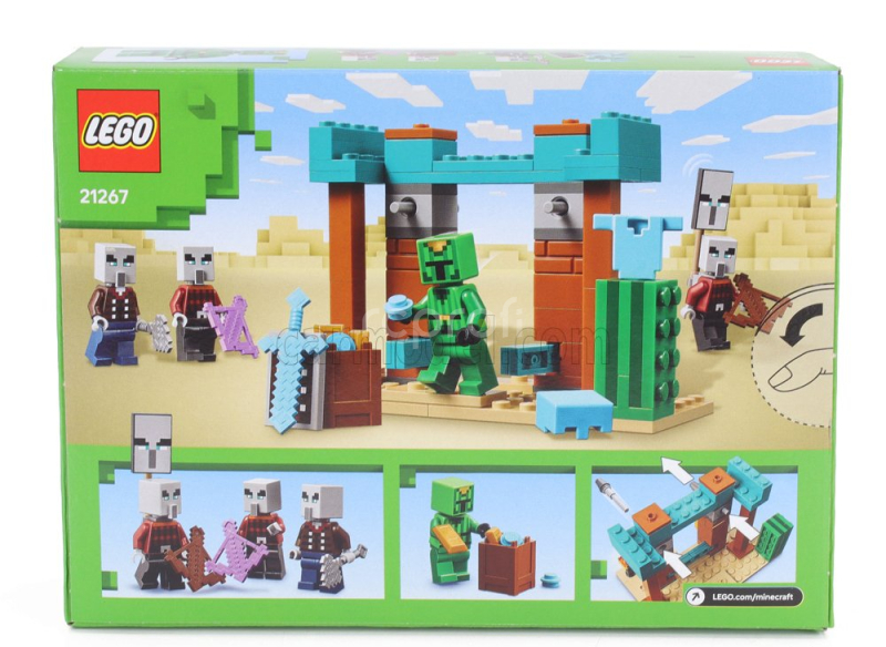 Lego Accessories Lego Minecraft - The Illager Desert Patrol - 105 Pezzi - 105 Pcs Různé