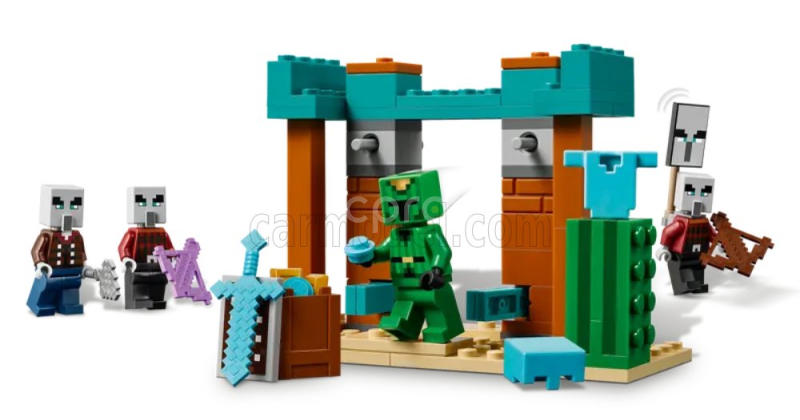 Lego Accessories Lego Minecraft - The Illager Desert Patrol - 105 Pezzi - 105 Pcs Různé