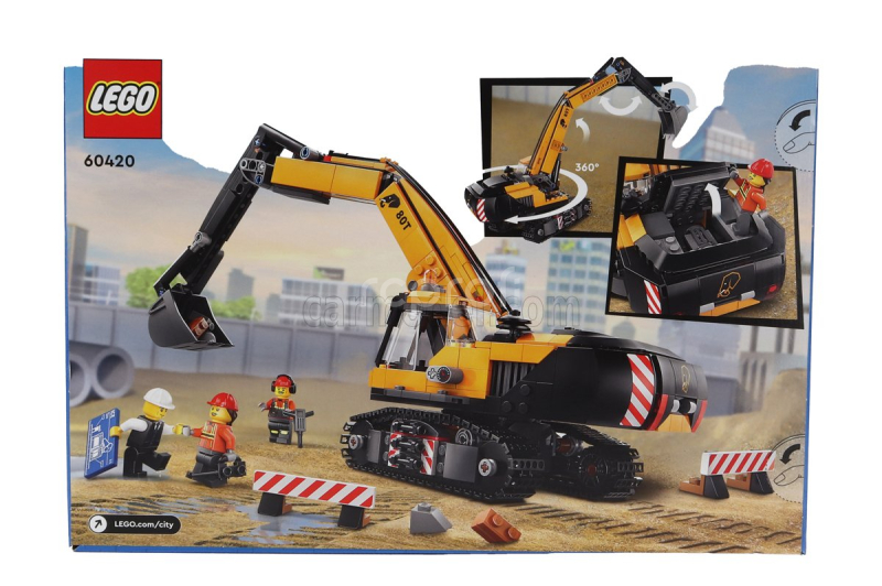 Lego Ammann Lego City - Escavatore Cingolato - Excavator Hydraulic 2015 Žlutá Černá