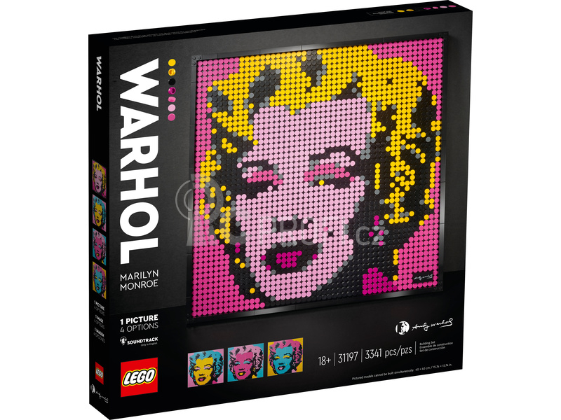 LEGO Art 2020 - Andy Warhol's Marilyn Monroe