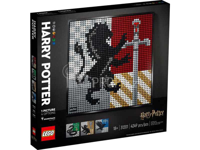 LEGO ART - Harry Potter Erby bradavických kolejí