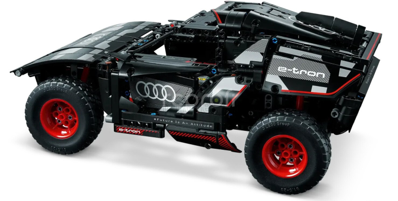 Lego Audi Lego Technic - Rs Q E.tron Rally Dakar 2022 - 914 Pezzi - 914 Pcs 1:12 Šedá Černá