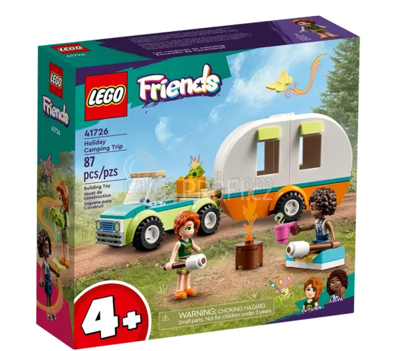 Lego Automobile Lego Friends - Camping Holiday - Auto s karavanem