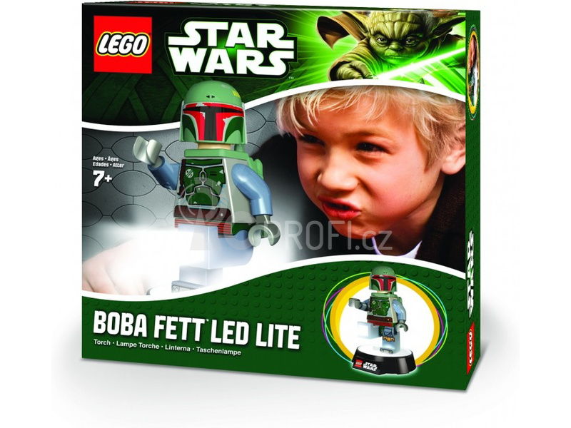 LEGO baterka a noční lampa - Star Wars Boba Fett