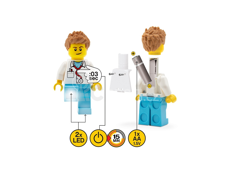 LEGO baterka - Iconic Doktor