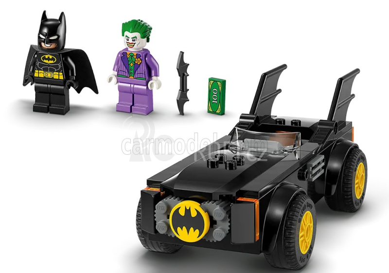 Lego Batman Lego - Batmobile - Batman Vs The Joker - 54 Pezzi - 54 Pieces Black