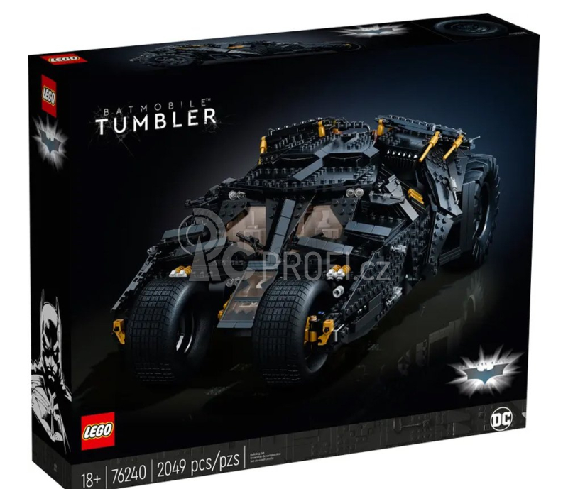 Lego Batman Lego - Batmobile - Tumbler - 2049 Pezzi - 2049 Pieces Black