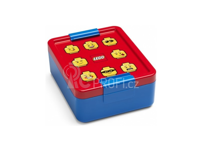 LEGO box na svačinu 170x135x69mm - Iconic modrý