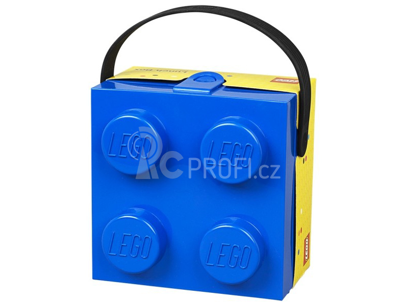 LEGO box s rukojetí 166x165x117mm - žlutý
