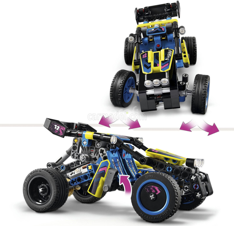 Lego Buggy Lego Technic - Race Buggy Off-road N 12 - 219 Pezzi - 219 Pcs 1:24 Různé